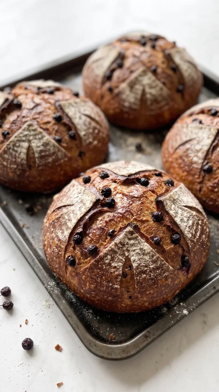 Perfektes Aronia-Sauerteigbrot: Saftiges & Aromatisches Rezept