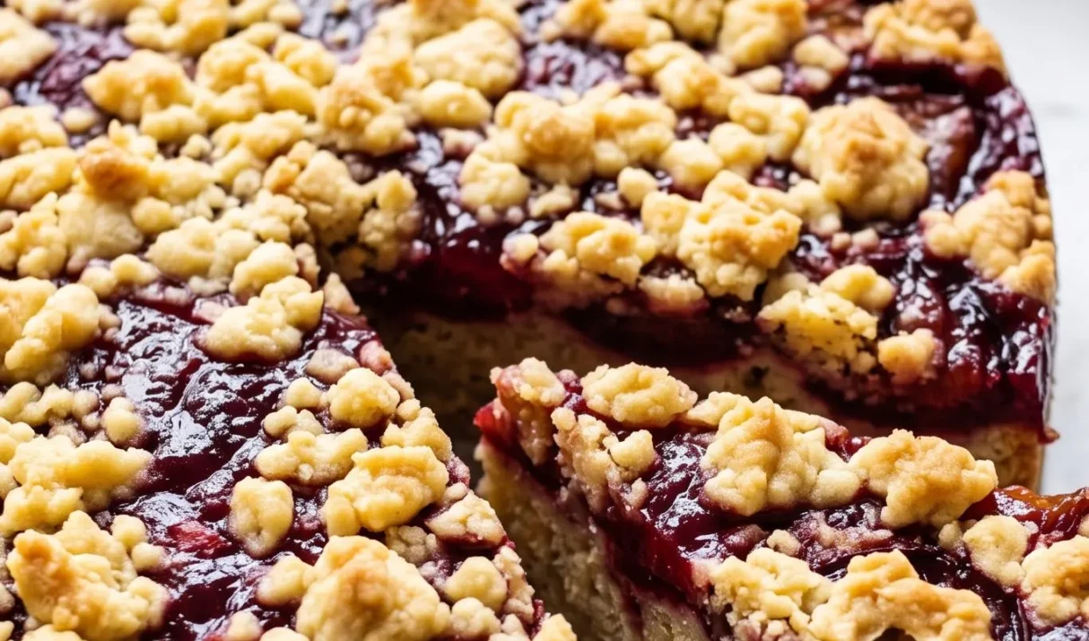 Einfacher Zwetschgenkuchen mit Streuseln aus der Springform