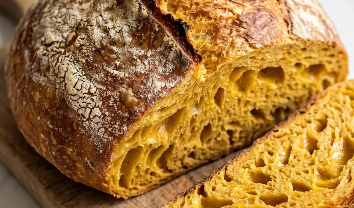 Einfaches Kürbisbrot mit Sauerteig: Saftiges Herbstbrot
