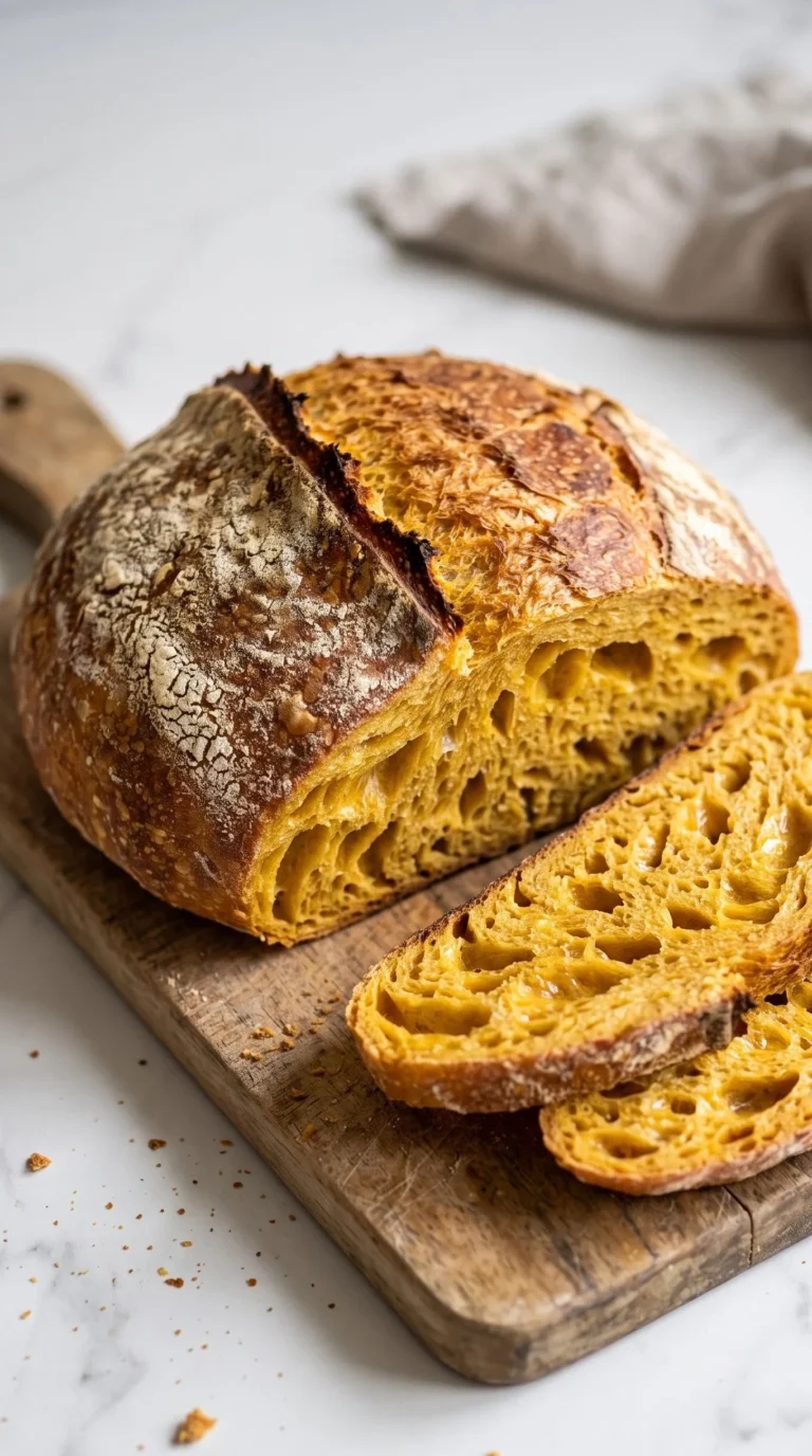 Einfaches Kürbisbrot mit Sauerteig: Saftiges Herbstbrot