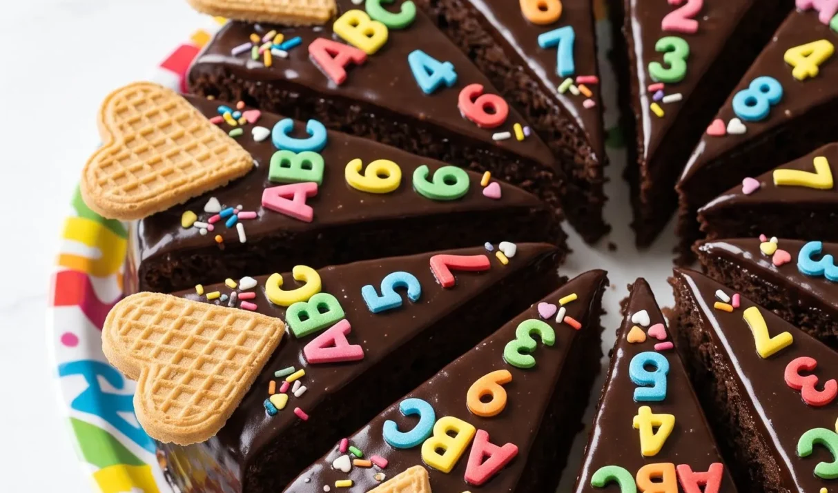 Schultüten-Kuchen: Bunte Schultüten-Tortenstücke zur Einschulung