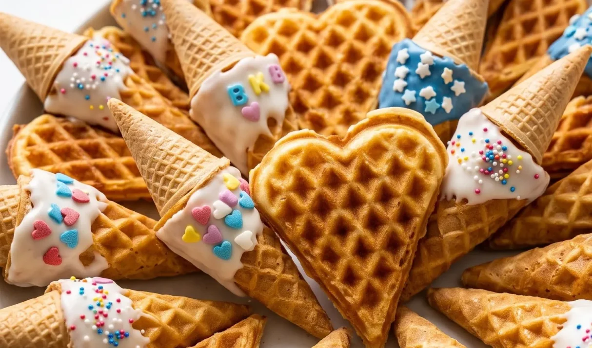 Süße Waffelschultüten: Das perfekte Rezept zum Schulanfang