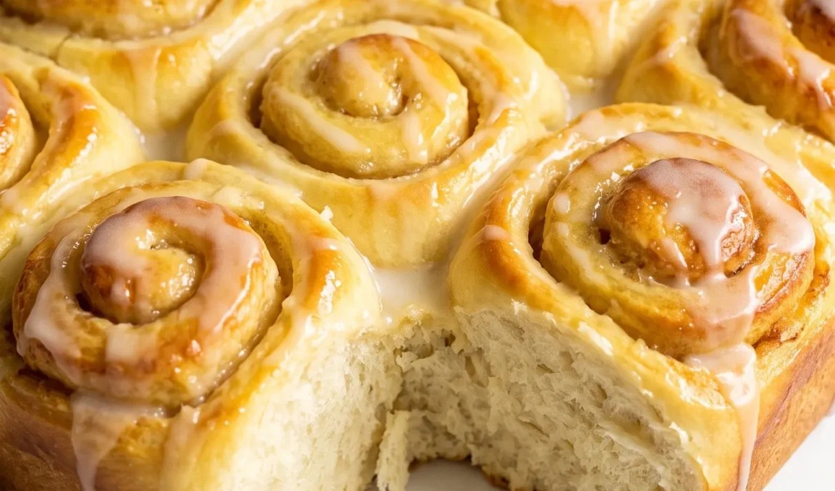 Holunderblüten-Schnecken: Fluffiges Hefegebäck mit Zitronenglasur