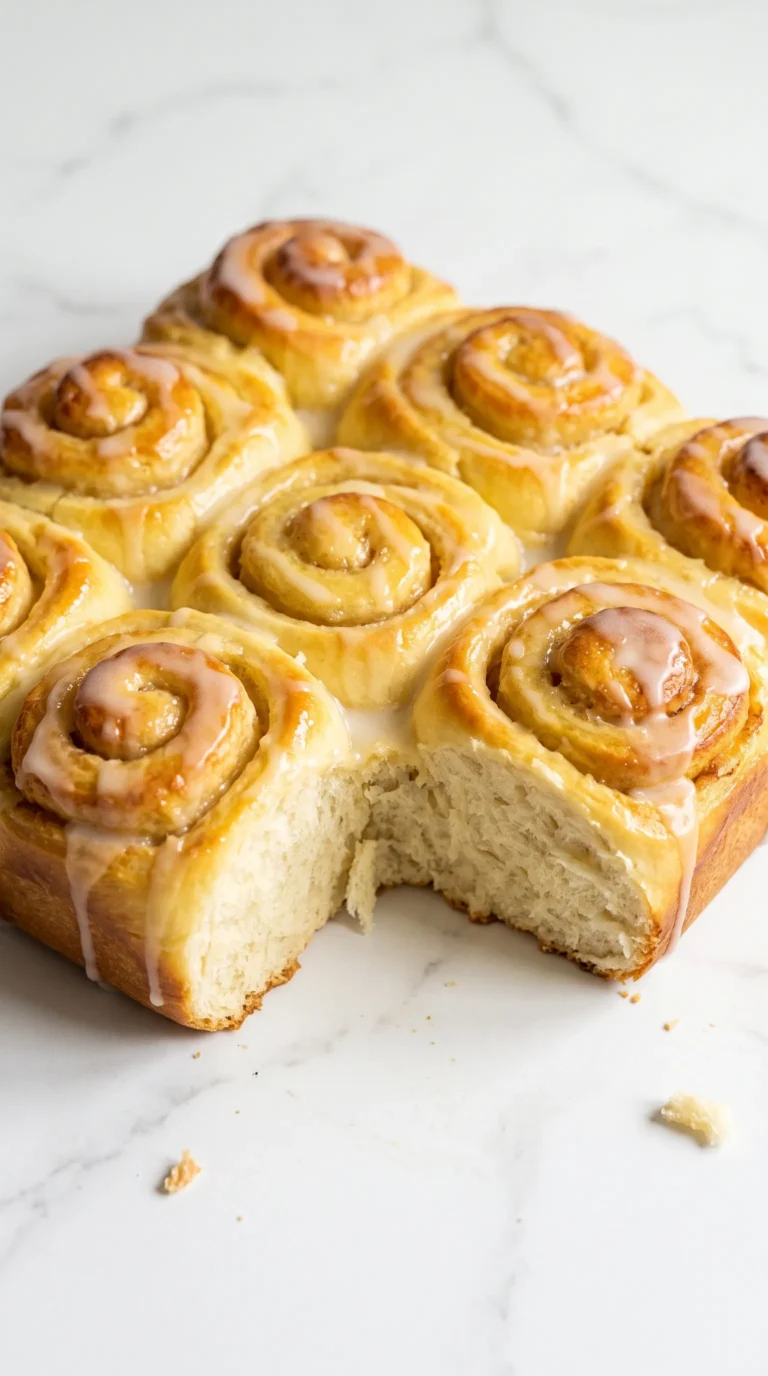 Holunderblüten-Schnecken: Fluffiges Hefegebäck mit Zitronenglasur