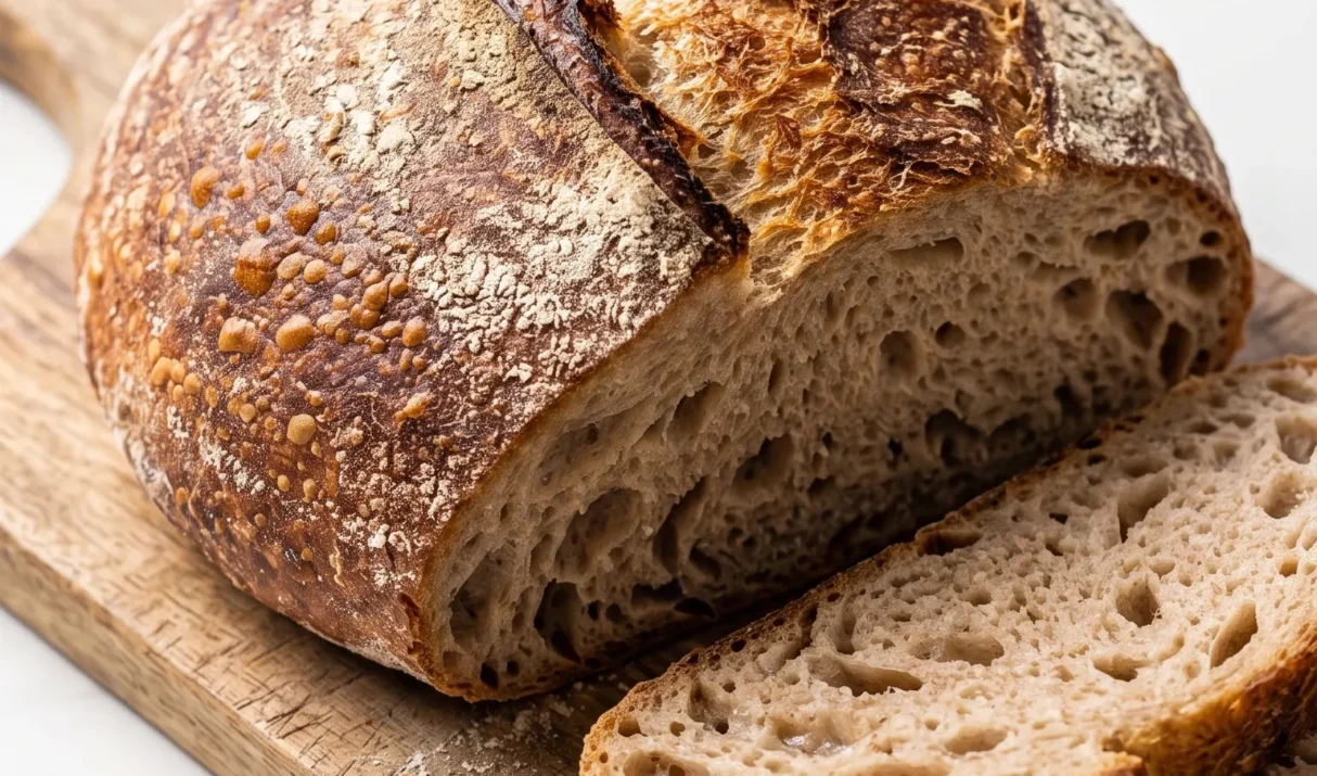 Sauerteig-Bauernbrot ohne Hefe: Krustenbrot aus dem Dutch Oven