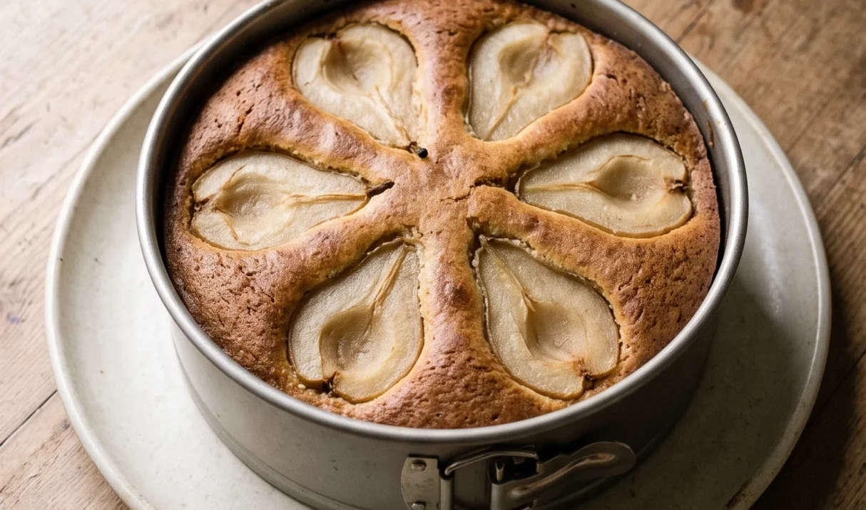 Klassischer Birnenkuchen mit Mandeln: Saftig und aromatisch