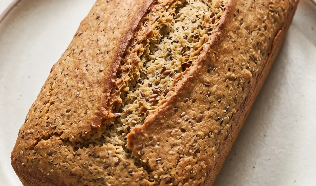 Glutenfreies Low Carb Brot: Saftig mit Quark und Mandeln
