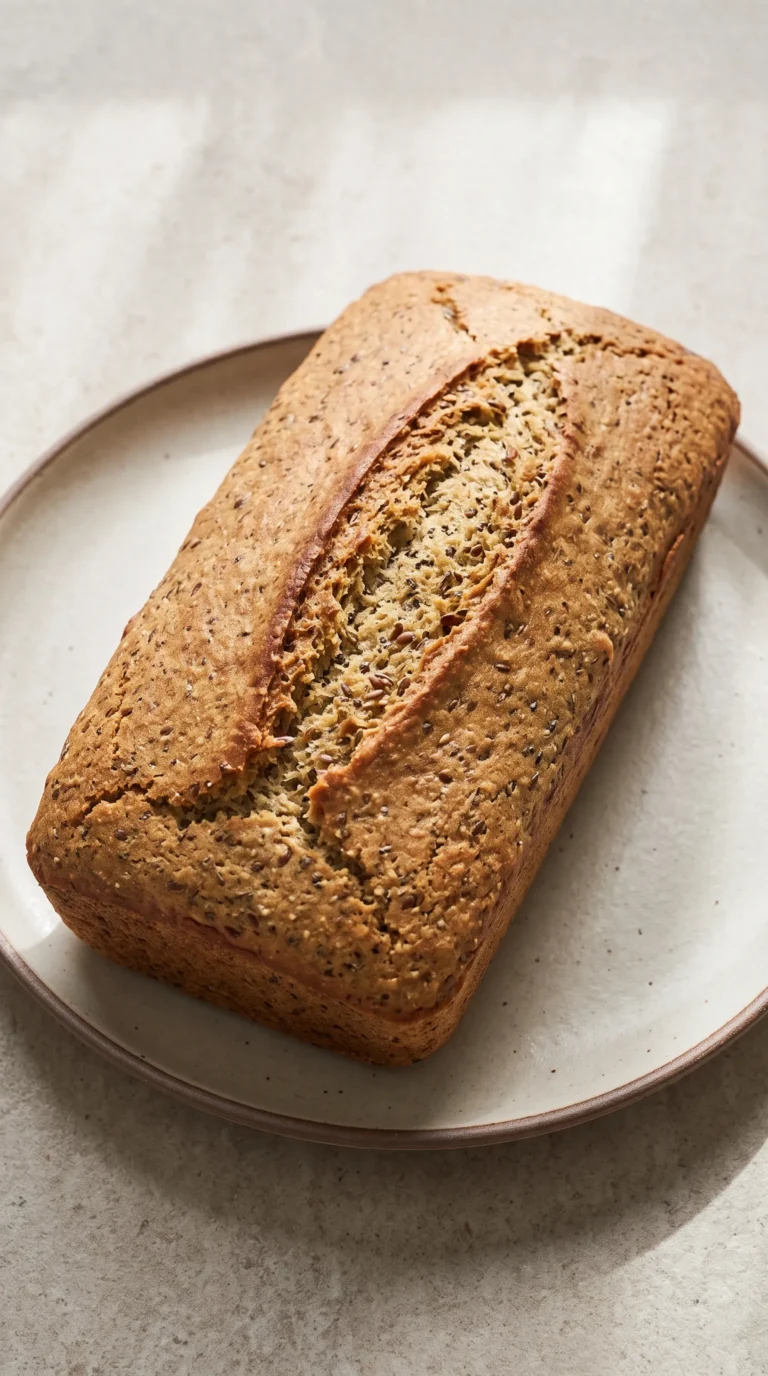Glutenfreies Low Carb Brot: Saftig mit Quark und Mandeln